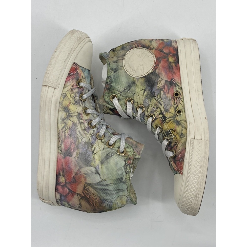 Converse Chuck Taylor All Star Lux Hi Floral W Sz 8 Hidden Heel Wedge‎ (547195C) - Picture 5 of 8